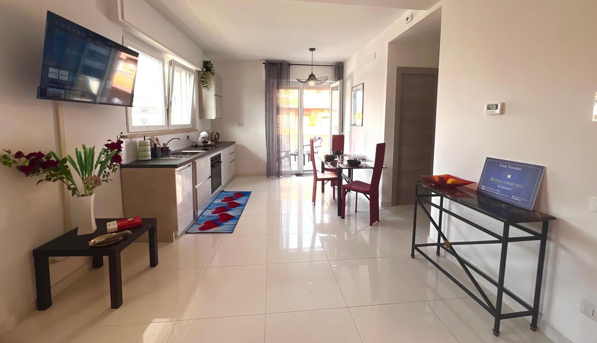 Roma Airport Sky Apartments Fiumicino Kültér fotó