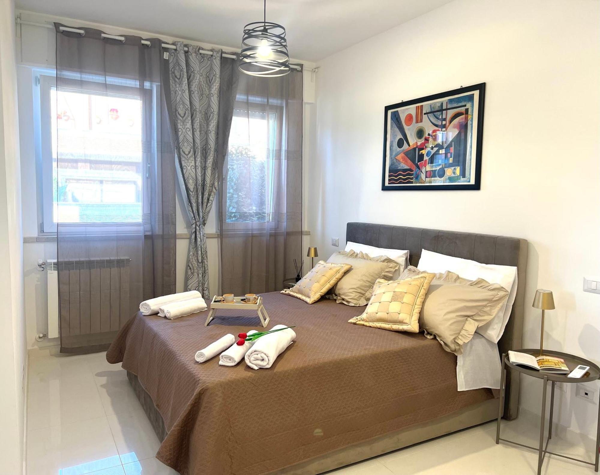 Roma Airport Sky Apartments Fiumicino Kültér fotó