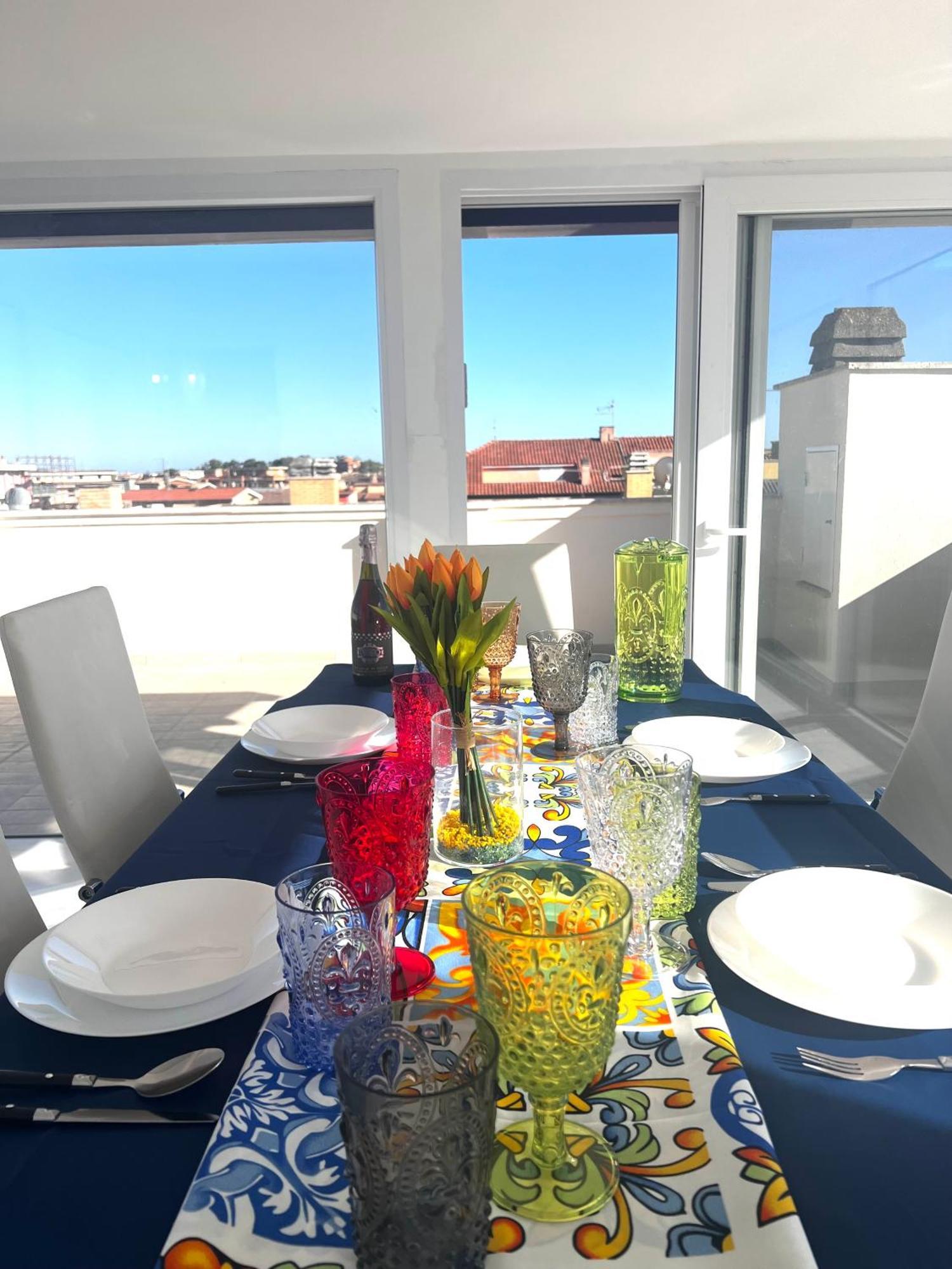 Roma Airport Sky Apartments Fiumicino Kültér fotó