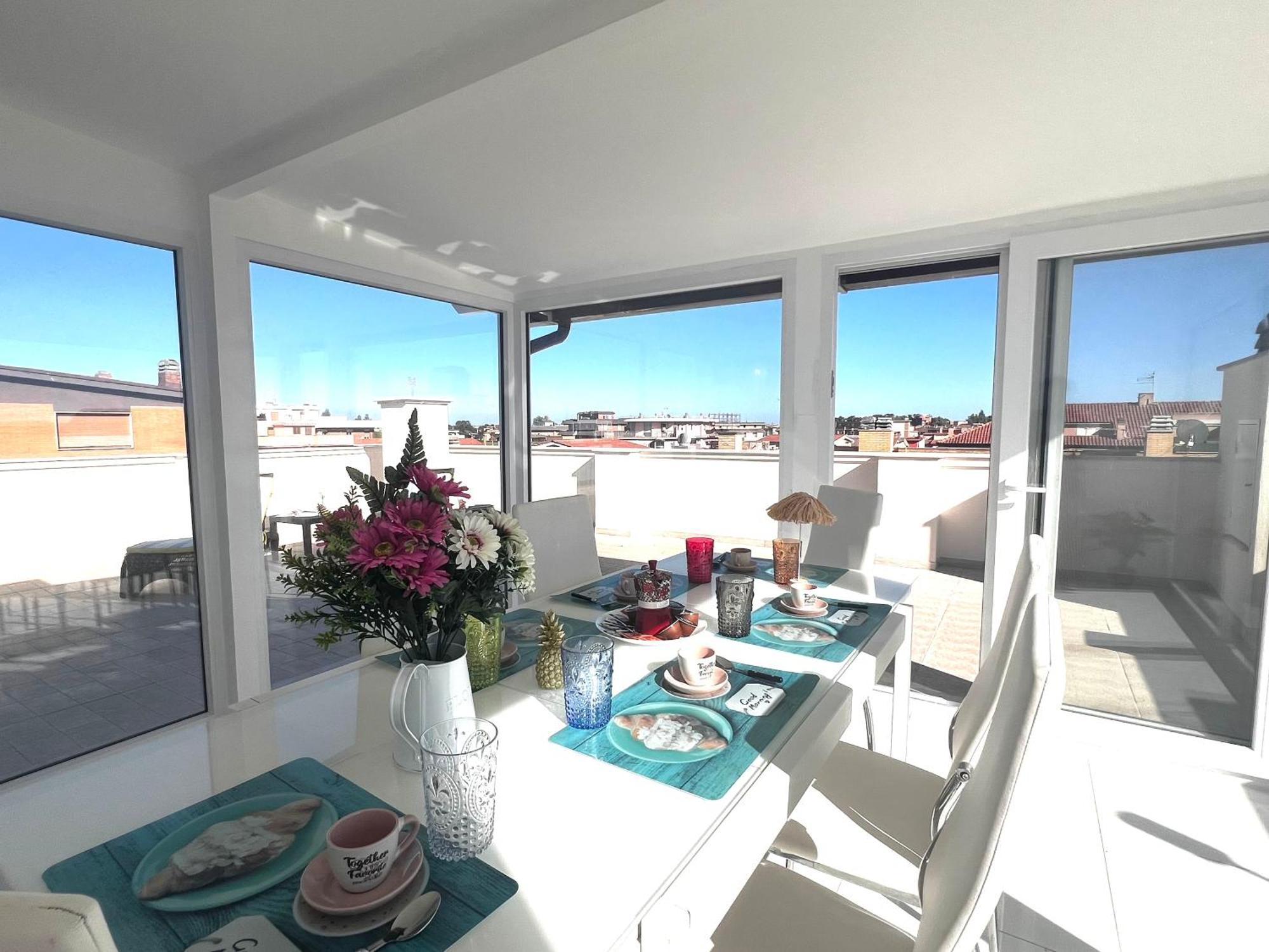 Roma Airport Sky Apartments Fiumicino Kültér fotó