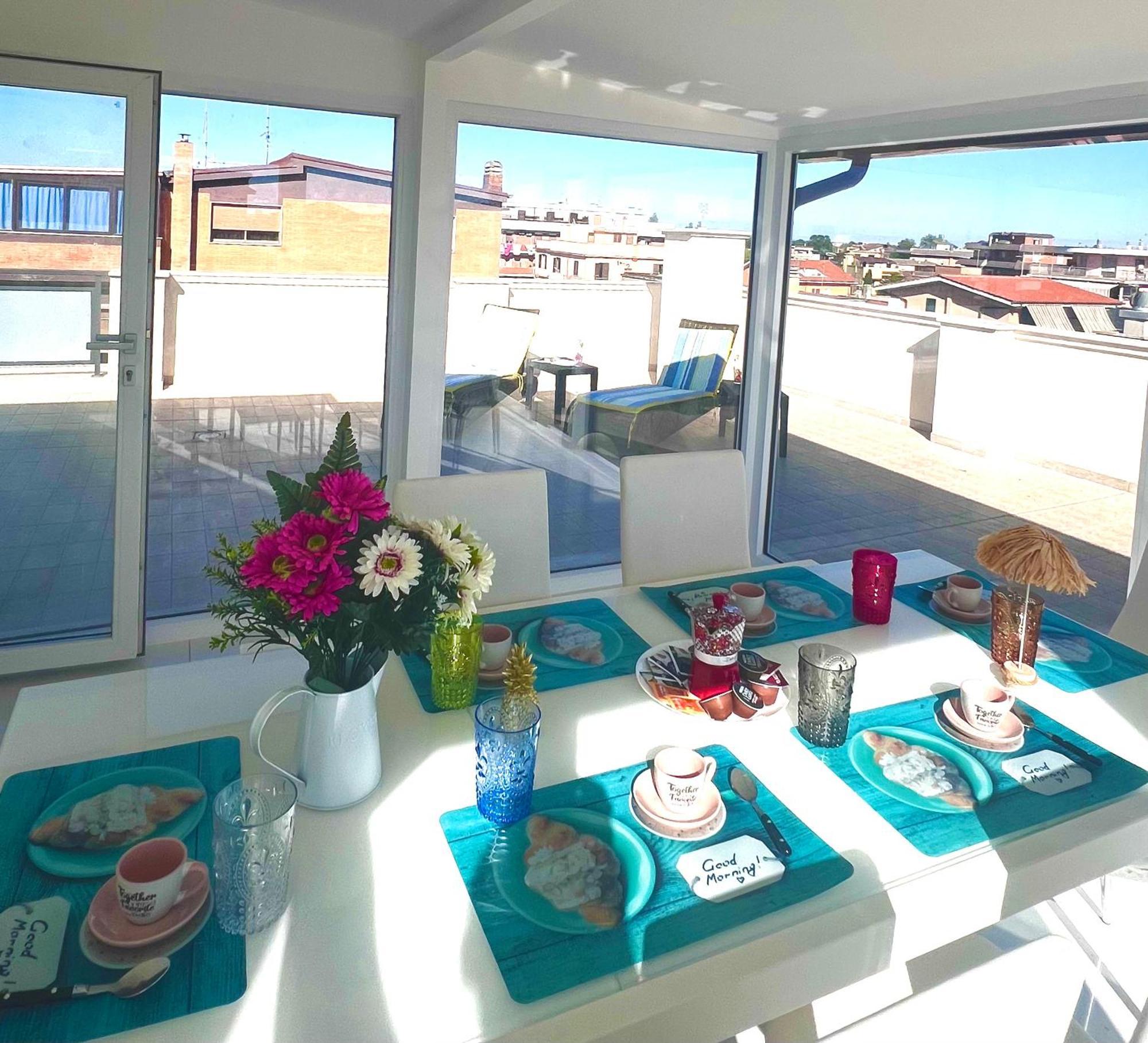 Roma Airport Sky Apartments Fiumicino Kültér fotó